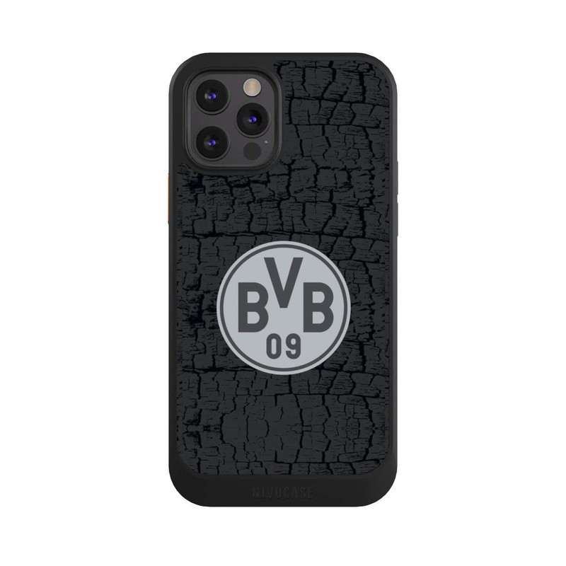 iPhone 12 Pro NIVOcore BVB Trikot Kohle und Stahl