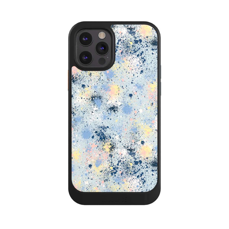 iPhone 12 Pro NIVOcore Ink Dripping Dust Texture Blue