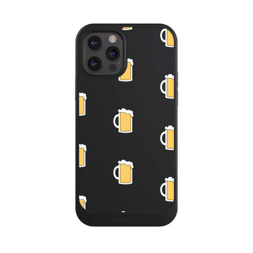 Apple iPhone 12 Pro NIVOcore Beer Glass Pattern Illustration