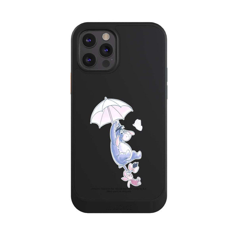 iPhone 12 Pro NIVOcore Winnie Pooh Eeyeore Find Happiness Transparent