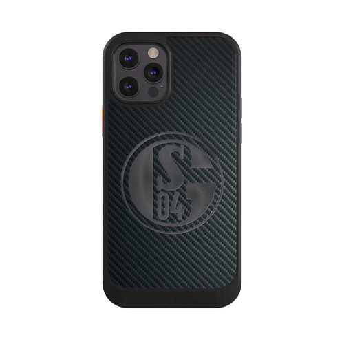 Apple iPhone 12 Pro NIVOcore Schalke 04 Carbon Look