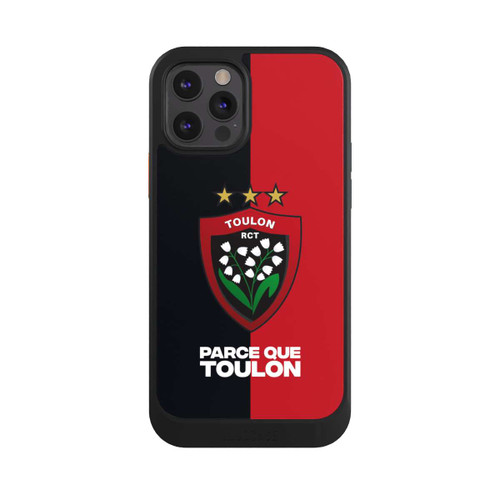 Apple iPhone 12 Pro NIVOcore RCT Logo Rouge Noir