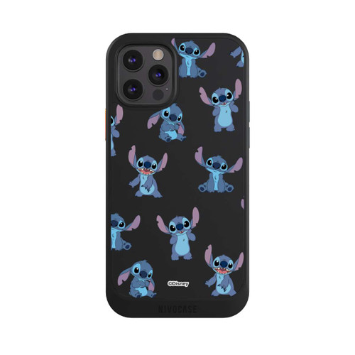 Apple iPhone 12 Pro NIVOcore Stitch Faces Pattern Transparent