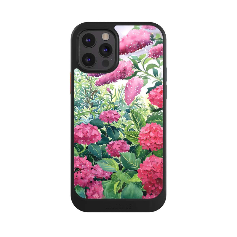 iPhone 12 Pro NIVOcore Garden Hydrangeas and Buddleia by Christopher Ryland
