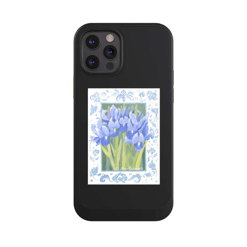 iPhone 12 Pro NIVOcore Blue Iris, by Jennifer Abbott