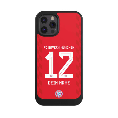 Apple iPhone 12 Pro NIVOcore FC Bayern München Trikot Personalisierbar 25-26