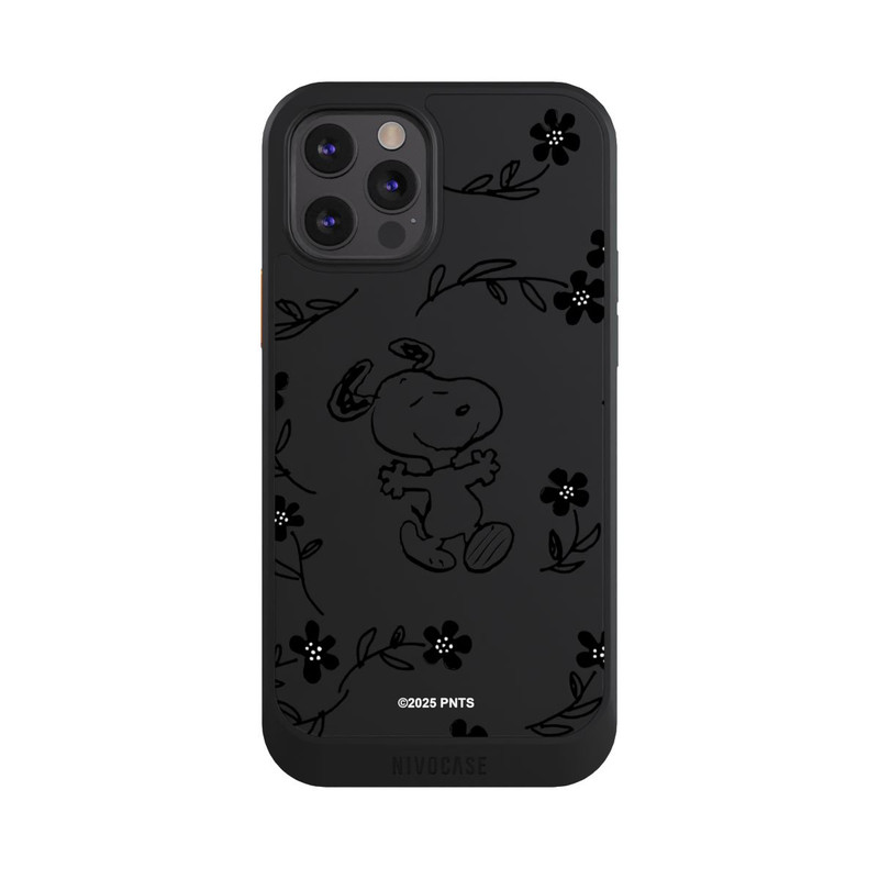 iPhone 12 Pro NIVOcore Snoopy und Flowers Transparent