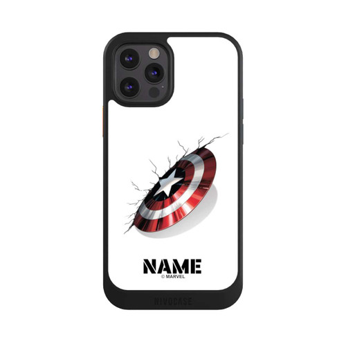 Apple iPhone 12 Pro NIVOcore Captain America Shield Personalisierbar
