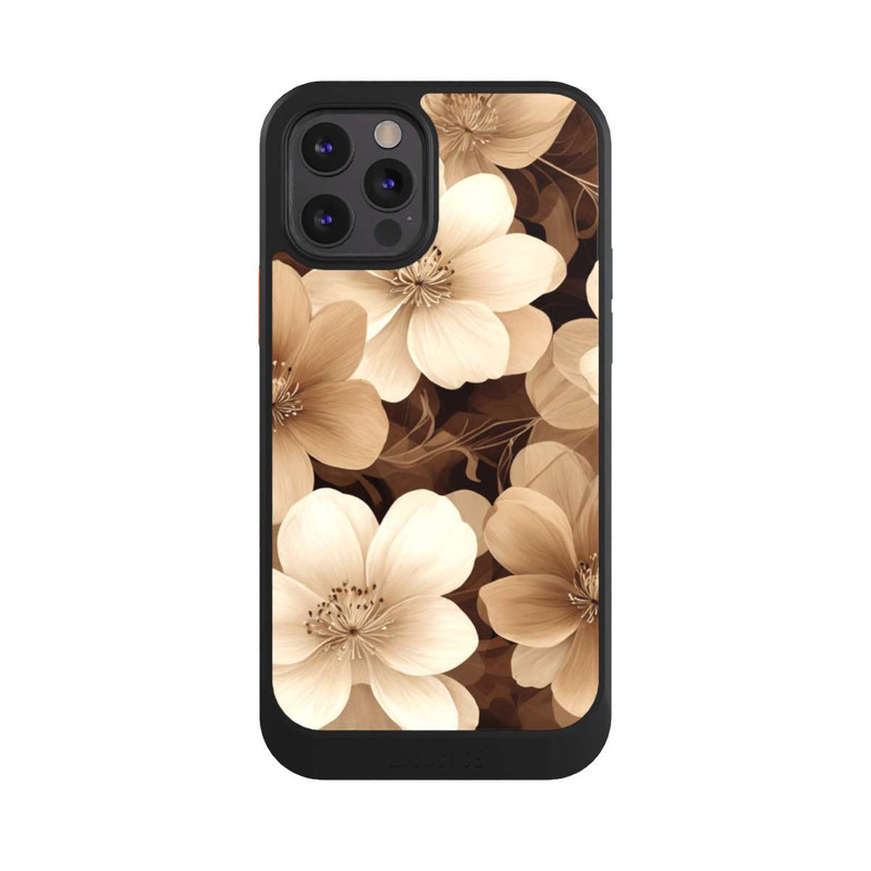 iPhone 12 Pro NIVOcore Naturfarbene Negativblumen mit KI