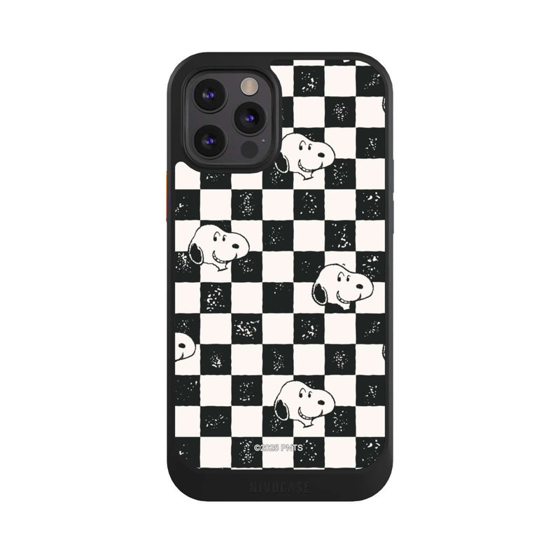 iPhone 12 Pro NIVOcore Snoopy Heads Checked Pattern