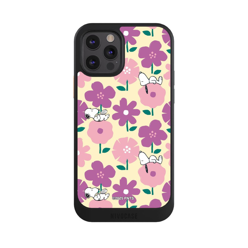 iPhone 12 Pro NIVOcore Peanuts Flower Pattern Yellow