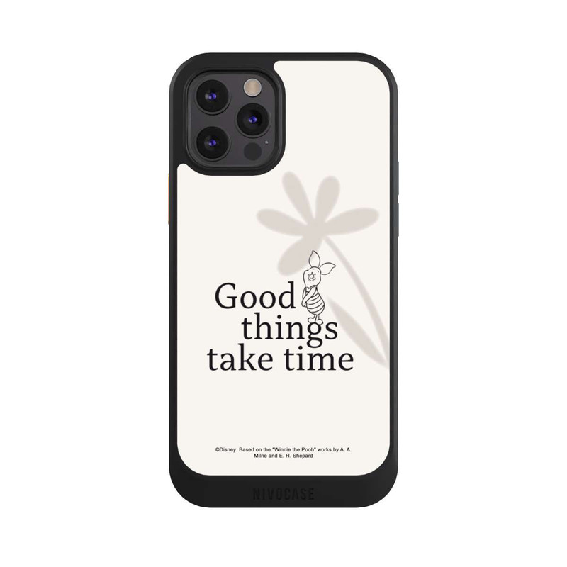 iPhone 12 Pro NIVOcore Good Things Take time Piglet