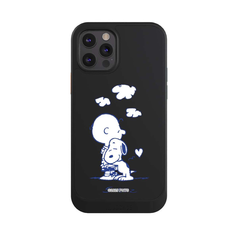 iPhone 12 Pro NIVOcore Peanuts Charlie Brown Snoopy Hug Transparent