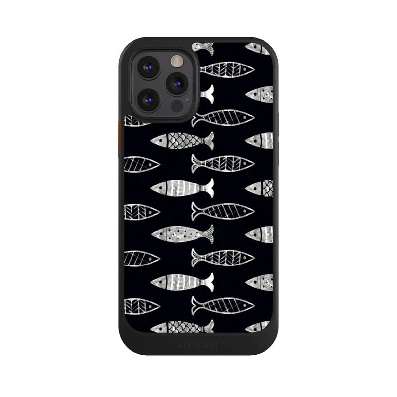 iPhone 12 Pro NIVOcore Black Fishy Theme