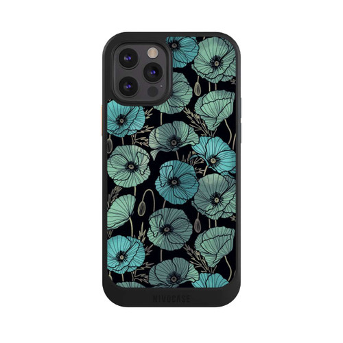 Apple iPhone 12 Pro NIVOcore Coquelicots d'Été Verts