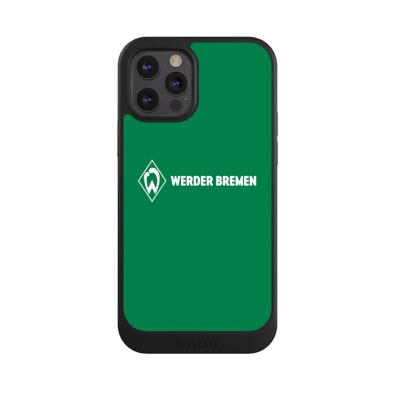 iPhone 12 Pro NIVOcore Werder Bremen Schriftzug Raute Grün