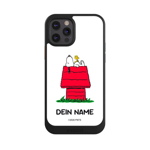 Apple iPhone 12 Pro NIVOcore Snoopy and Woodstock Classic Personalisierbar