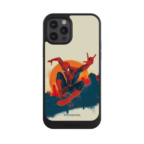 Apple iPhone 12 Pro NIVOcore Spider-Man Hero Force beige