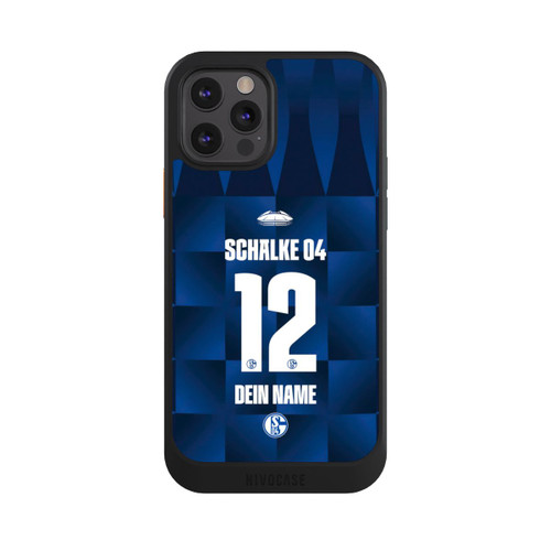 Apple iPhone 12 Pro NIVOcore Schalke 04 Trikot Personalisierbar 26-27