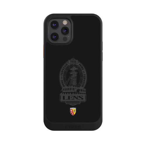 Apple iPhone 12 Pro NIVOcore RC Lens Mine de Ferveur Emblème noir