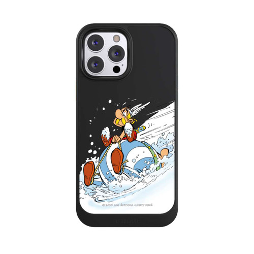 Apple iPhone 13 Pro Max NIVOcore Asterix &amp; Obelix Schlitten Transparent