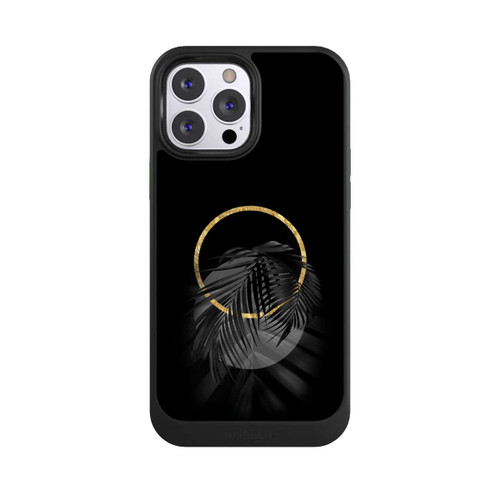 Apple iPhone 13 Pro Max NIVOcore Feuille tropicale noire