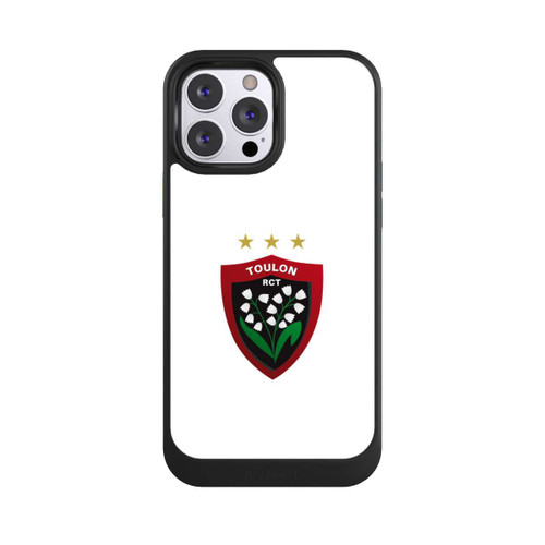 Apple iPhone 13 Pro Max NIVOcore RC Toulonnais Logo Weiß