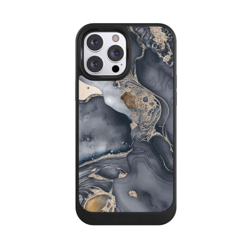 Apple iPhone 13 Pro Max NIVOcore Alcohol Ink Gold Grey avec IA