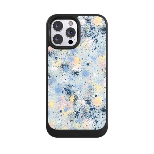Apple iPhone 13 Pro Max NIVOcore Tintentropfen Staub Textur Blau
