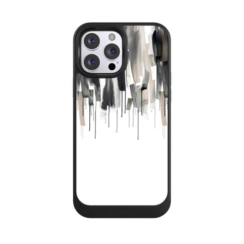 Apple iPhone 13 Pro Max NIVOcore Watery Stripes Japandi Black