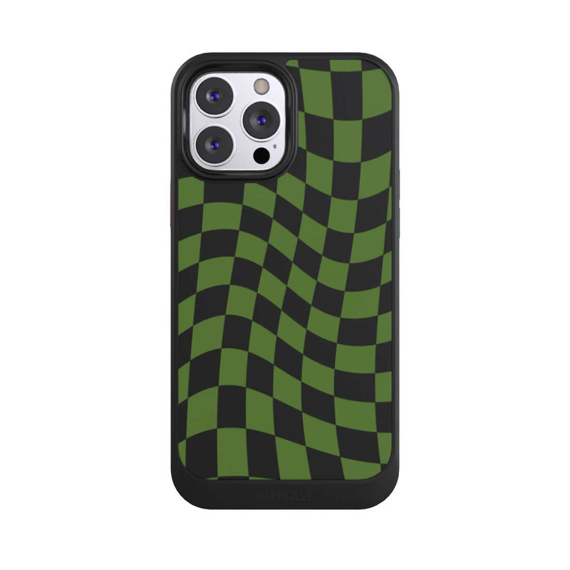 iPhone 13 Pro Max NIVOcore Karo Grün 2