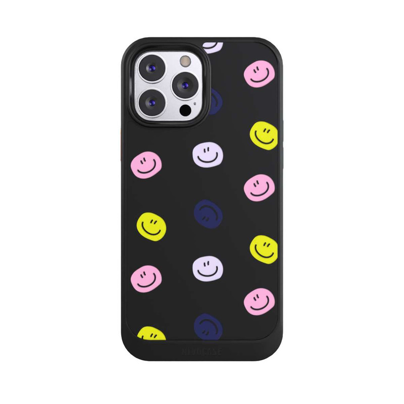 iPhone 13 Pro Max NIVOcore Smile Muster Rosa