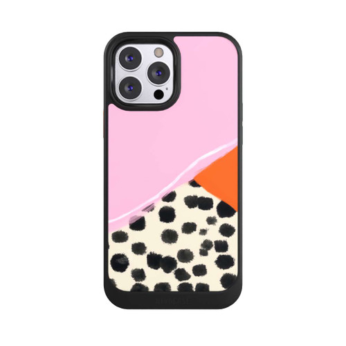 Apple iPhone 13 Pro Max NIVOcore Rosa und Orange Gepunkteter Hintergrund