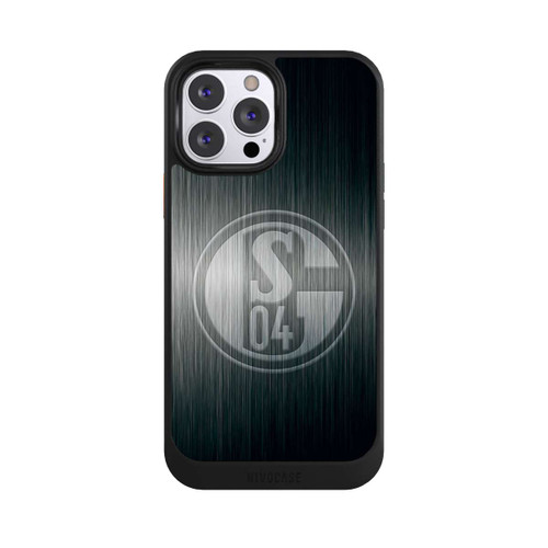 Apple iPhone 13 Pro Max NIVOcore Schalke 04 Metall Look