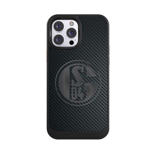 Apple iPhone 13 Pro Max NIVOcore Schalke 04 Carbon Look