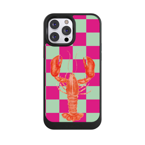 Apple iPhone 13 Pro Max NIVOcore Pink Checkers Lobster