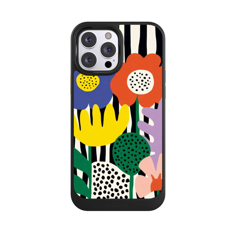iPhone 13 Pro Max NIVOcore Flowers Striped Background