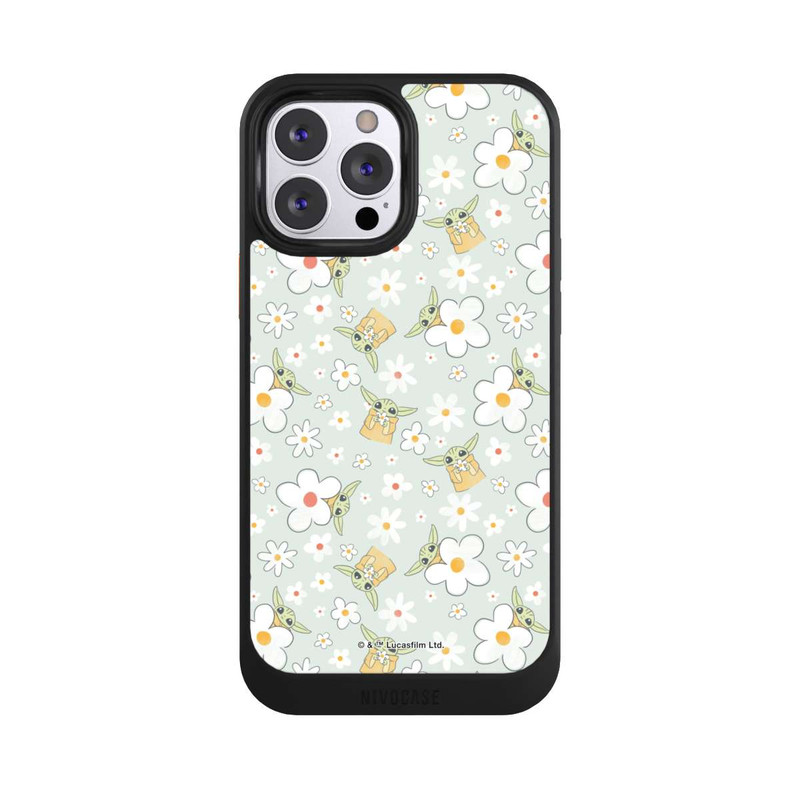 iPhone 13 Pro Max NIVOcore Baby Yoda Flower Pattern