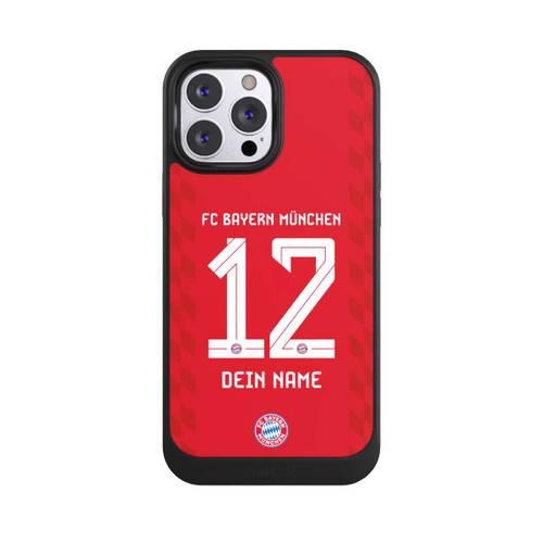 Apple iPhone 13 Pro Max NIVOcore FC Bayern München Trikot Personalisierbar 25-26
