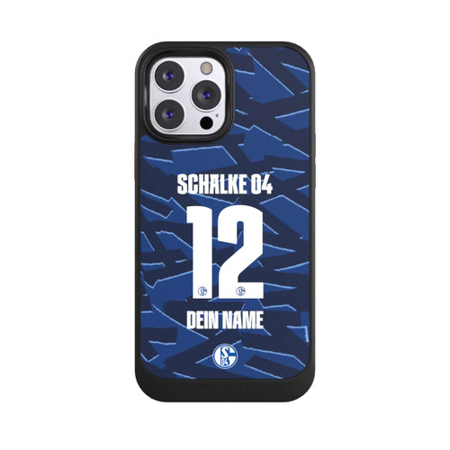 Apple iPhone 13 Pro Max NIVOcore Schalke 04 Trikot Personalisierbar 25-26