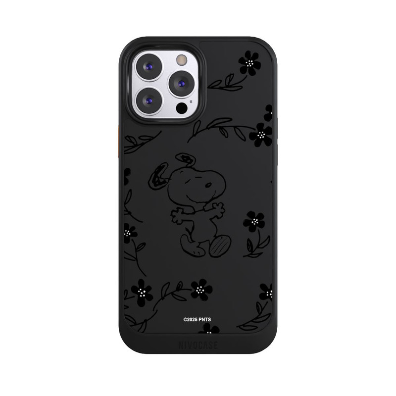 iPhone 13 Pro Max NIVOcore Snoopy und Flowers Transparent