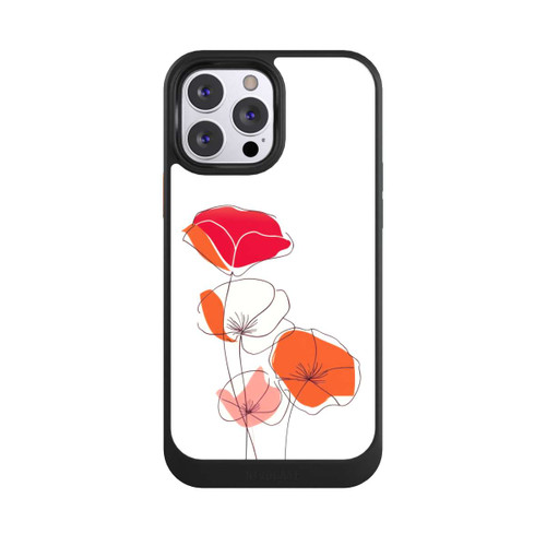 Apple iPhone 13 Pro Max NIVOcore Mohn Line Art