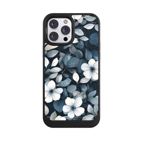 Apple iPhone 13 Pro Max NIVOcore Blaue Negativblumen mit KI