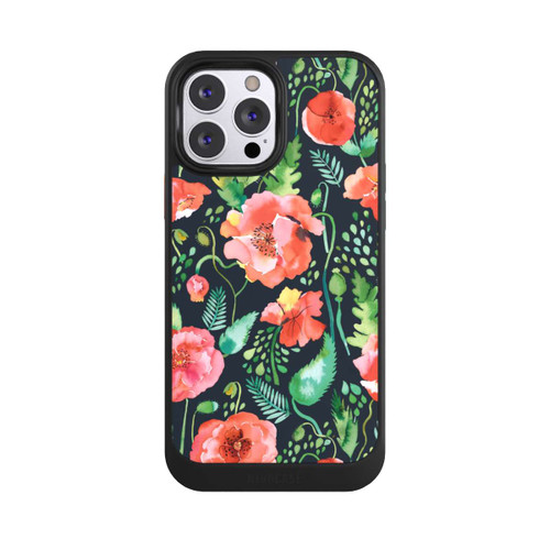Apple iPhone 13 Pro Max NIVOcore Mohnblumen Dunkle Wildnis