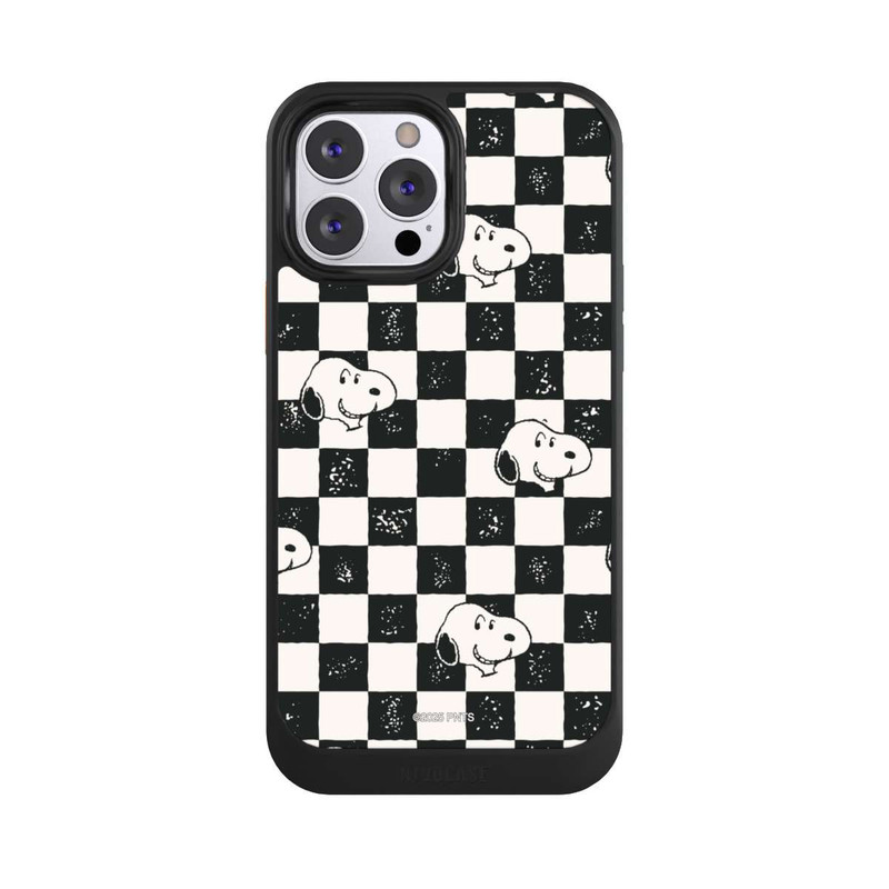 iPhone 13 Pro Max NIVOcore Snoopy Heads Checked Pattern