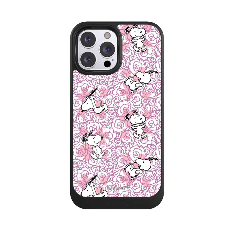 iPhone 13 Pro Max NIVOcore Peanuts Pink Roses Pattern