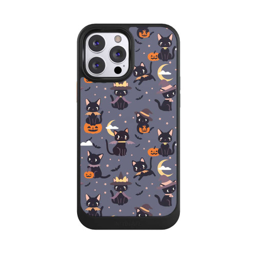Apple iPhone 13 Pro Max NIVOcore Cute Halloween Witch Cats and Pumpkins