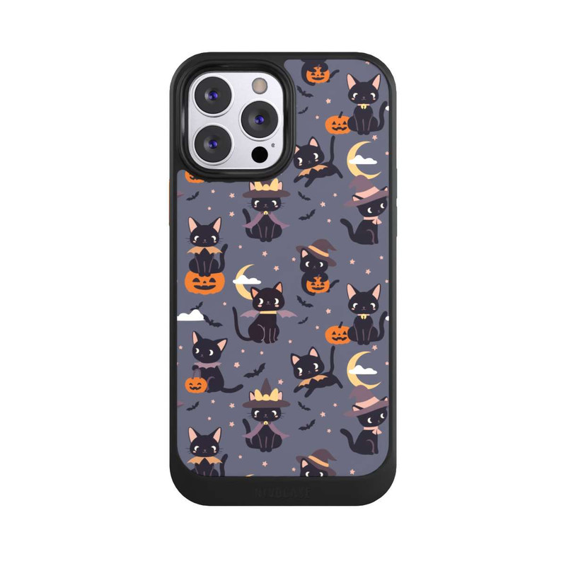 iPhone 13 Pro Max NIVOcore Cute Halloween Witch Cats and Pumpkins
