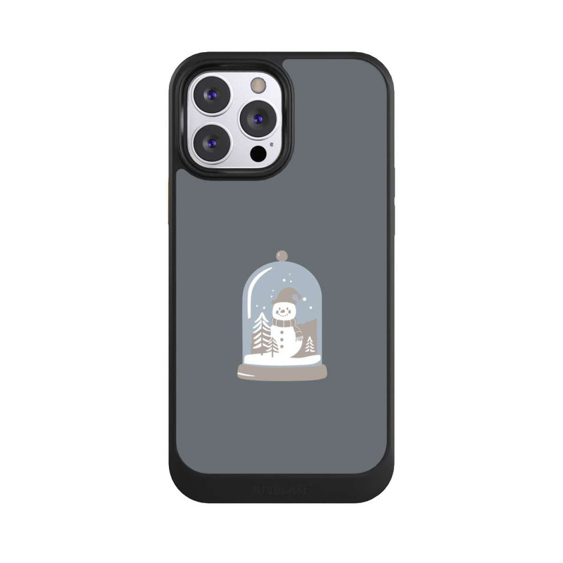 iPhone 13 Pro Max NIVOcore Minimalistische Schneekugel mit Schneemann