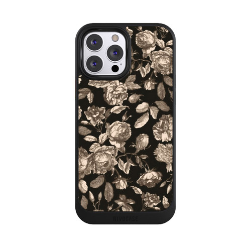 Apple iPhone 13 Pro Max NIVOcore Leinwand dunkle Blumen